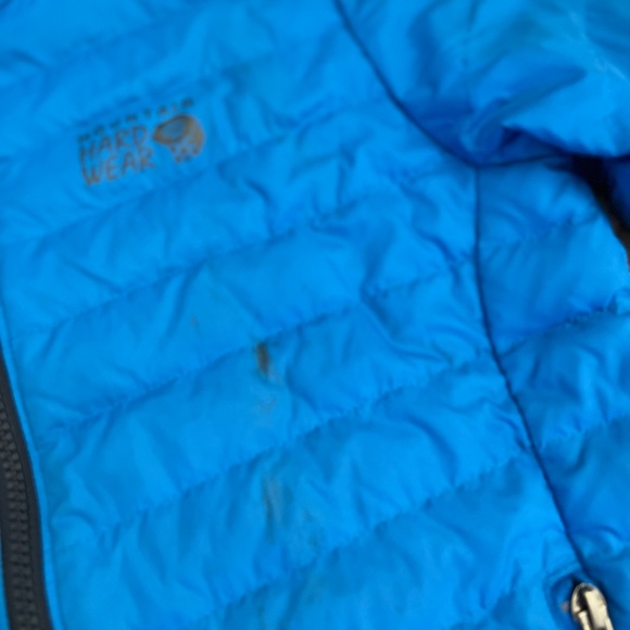 Mountain Hardwear Boy's Blue Long Sleeve Full Zip Puffer Jacket Size M - Picture 6 of 8